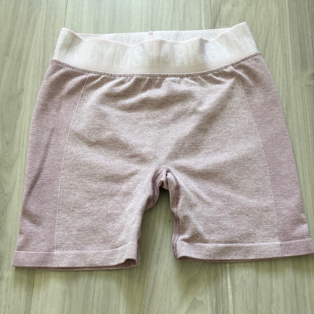 Gymshark Flex Seamless Biker Shorts Pink XS High Waisted